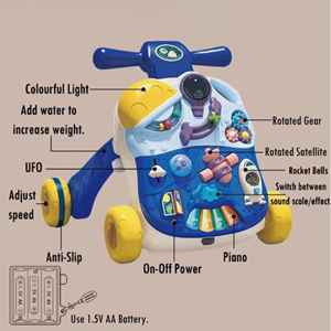 اسباب بازی واکر 3 کاره موزیکال Multi-Function Music walking car 3-in-1-اسباب بازی